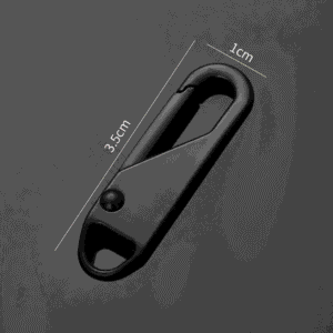 Universal Detachable Metal Zipper Pull Tab Replacement - Spring Loaded (Pack of 4)